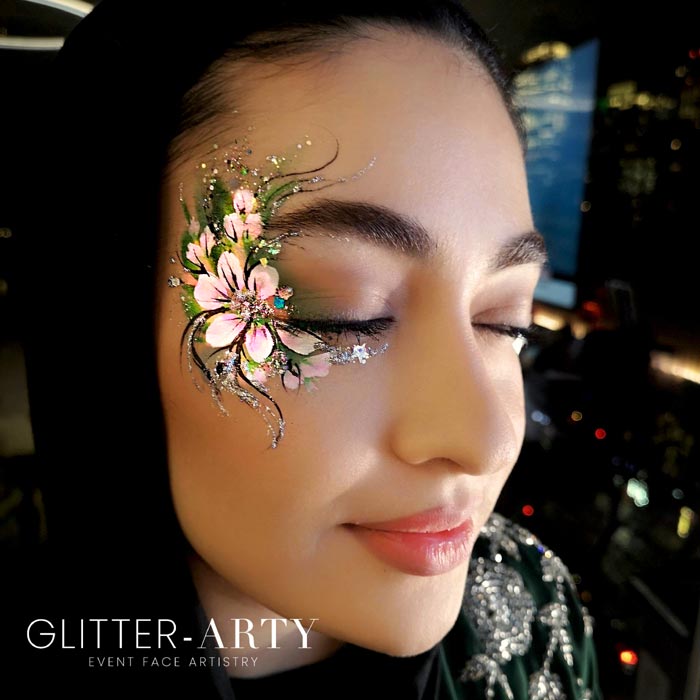 Beautiful Face Painting Designs Glitter-Arty - Trendy Art Ideas